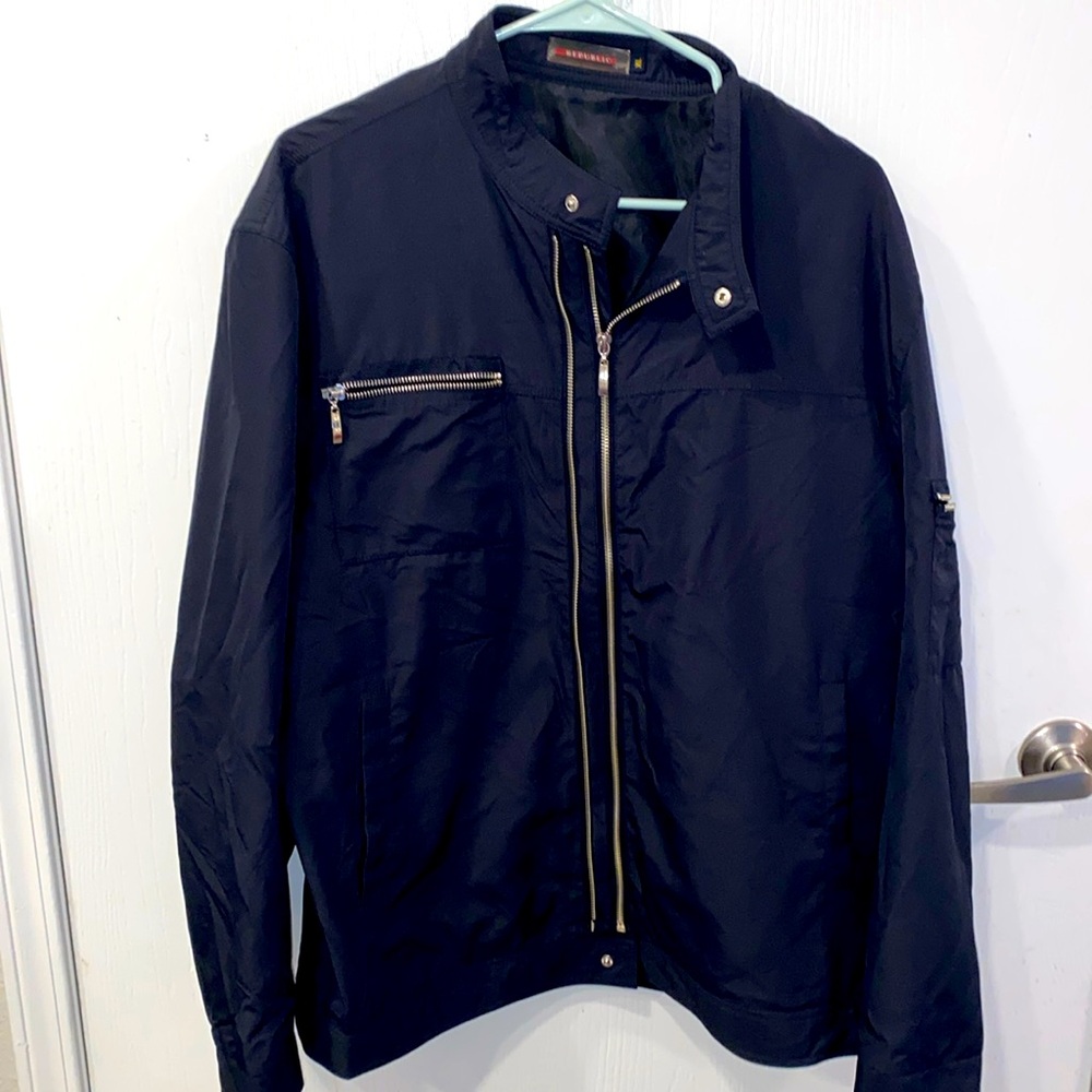 Lightweight Republic windbreaker, Navy blue, size XL